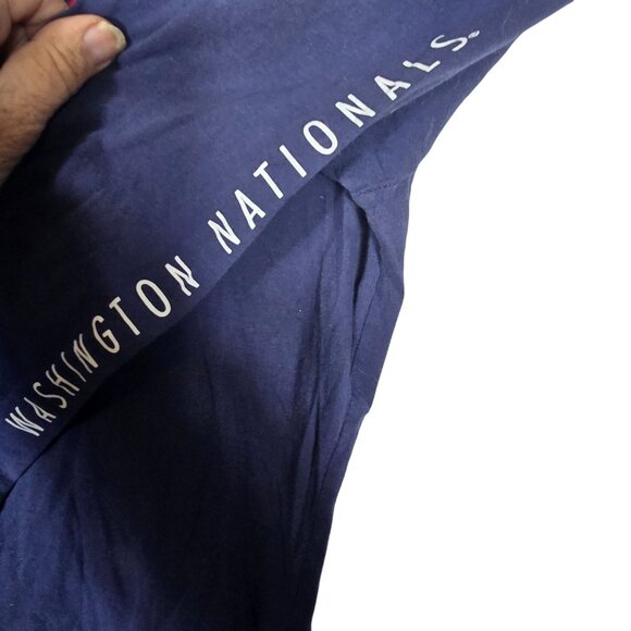 MLB The Nike Tee Washington Nationals Shirt XL Youth‎ Long Sleeve Graphic Logo - Picture 5 of 6
